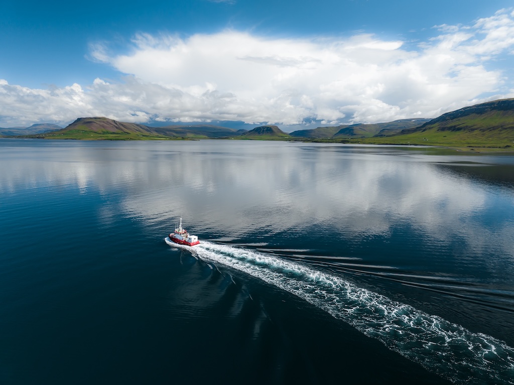 A photograph of Hvalfjörður, Iceland. July 2024